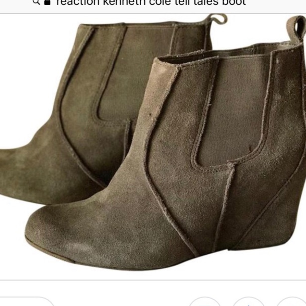 Reaction Kenneth Cole wedge booties